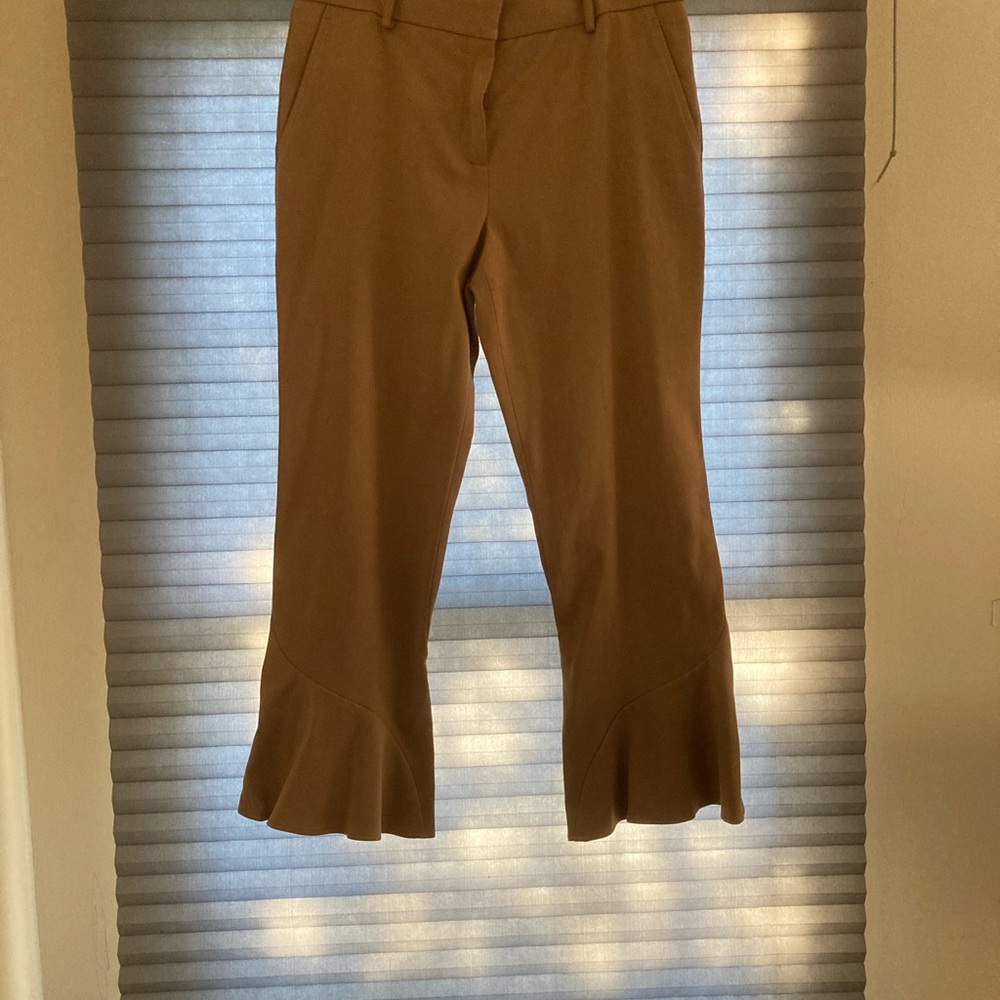 Sies Marjan’ NWOT beige crop slim pants fluted leg size 8 M CUTE 4 SUMMER
